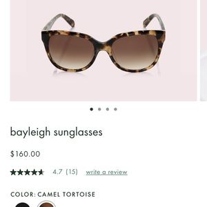 BRAND: Kate Spade Bayleigh Sunglasses
